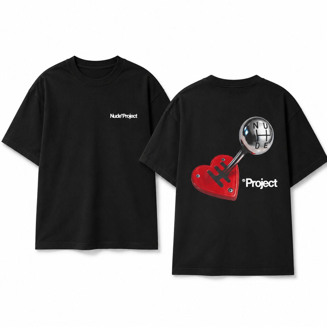 240 gsm love clutch t shirt oversized